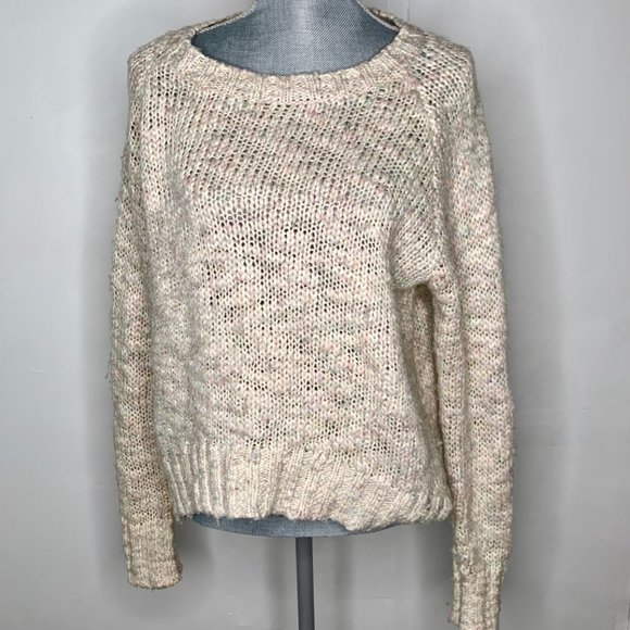 Urban Outfitters Sweaters - UO BDG Thick Knit Rainbow Flecked Crew Sweater